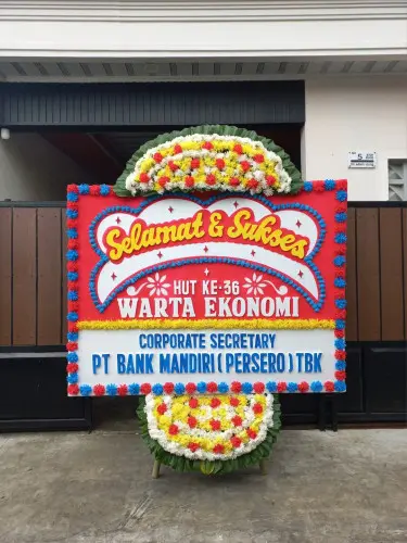 Papan Bunga Opening kebun bunga