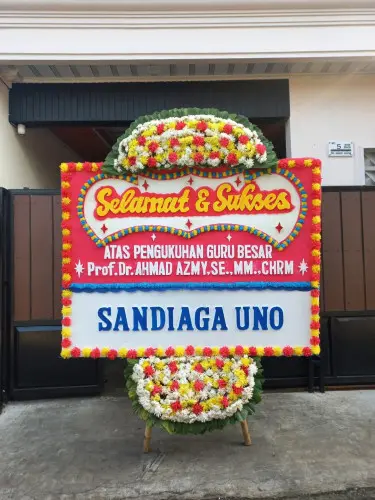 Papan Bunga Opening kebun bunga