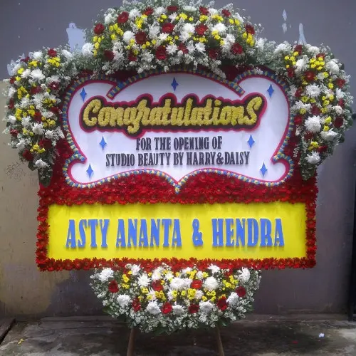 Papan Bunga Opening kebun bunga